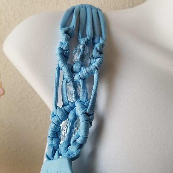 BECCA by Veronica Virtue Baby Blue Bikini Top New Size D - Picture 11 of 12